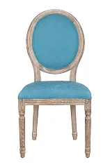Стул с круглой спинкой Volker Oak Light Blue на заказ в интернет-магазине