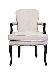 фото Мягкое полукресло с подлокотниками Anver Beige and Black