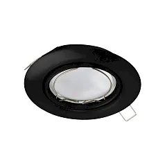 красивые 900751 Встраиваемый светильник PENETO, 4,6W (GU10), ?87, сталь, черный