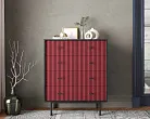 Комод на восемь ящиков "Эмерсон (Emerson)" арт EM20/red/L №3