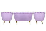 Комплект кресел и дивана ракушка Pearl Double Purple №2
