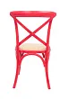 Стул ретро Cross Back Red №2