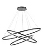 Люстра Orblaze 3 rings 1000 black №0
