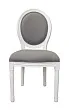 Дизайнерский обеденный стул модерн Volker Grey and White №0
