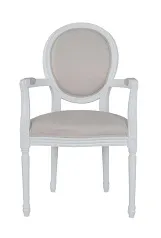 купить Мягкий стул с подлокотниками Diella Beige