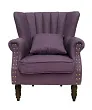 Кресло с пуфом Lab Violet V2 №1