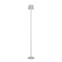 стильные 901749 Аккум. торшер сенсорн., димм. MANNERA-L, H1400, 4,3W(LED), IP54, 2400K, 3000K, 4000K, 440lm, алюминий, сталь, серый/пластик, белый