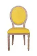 Стул с круглой спинкой Volker Oak Yellow №0