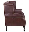 Кожаный дизайнерский диван лофт Royal Sofa Brown №2 в Москве
