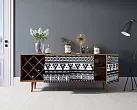 Комод "Бербер (Berber)" удлиненный с бутылочницей 19 принт арт BB15/Print_19 №3
