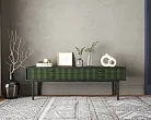 Консоль с двумя ящиками "Эмерсон (Emerson)" арт EM23/green/L №3