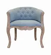 Низкое кресло ретро Kandy Light Blue №0