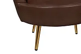 Низкое кресло ракушка Pearl Brown V2 №6