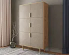 Большой комод с шестью дверками "Лайн (Line)" R20/beige №2