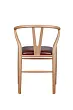 Стул ретро Wishbone Brown №3