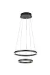 Люстра Orblaze 2 rings 400 black №0 в Москве