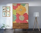 Шкаф трехстворчатый "Бербер (Berber)" принт 5 арт BB02/Print_05 №5