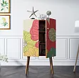 Комод на высоких ножках "Бербер (Berber)" 5 принт арт BB09/Print_05 №1