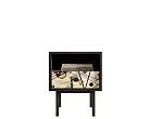 Тумбочка с нижним ящиком "Эмерсон (Emerson)" by Kandinsky арт EM17/Print_01 №0