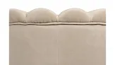 Низкое кресло ракушка Pearl Taupe на черных ножках №4