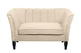 Дизайнерский двухместный диван Dalena Beige №0