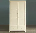 Бежeвый двухстворчатый шкаф "Оливия (Olivia)" арт GA2004C №1