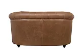 Кожаный диван лофт Karo Brown leather 2S №3