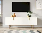 Комод под TV с четыремя дверками "Лайн (Line)" LN06/GR1/beige №3