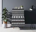 Комод высокий "Бербер (Berber)" принт 19 арт BB10/Print_19 №1