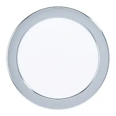 99205 Светодиодный встраиваемый светильник FUEVA 5, 11W (LED), ?166, ET26, IP44, 1350lm, 3000K, сталь, хром