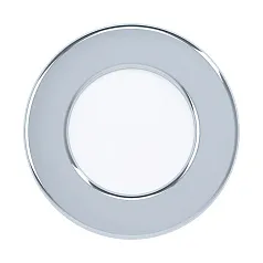 купить стильные 99208 Светодиодный встраиваемый светильник FUEVA 5, 2,7W (LED), ?86, ET26, IP44, 360lm, 4000K, сталь, хро