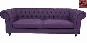 фото Диван мягкий арт-деко Neylan Purple красный