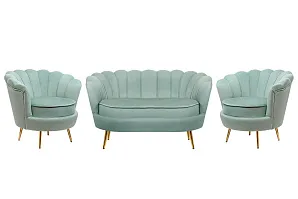 купить Комплект кресел и дивана ракушка Pearl Double Green