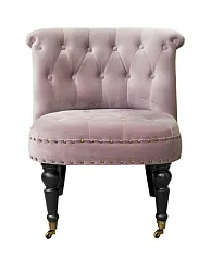 фото Низкое кресло Aviana Pink Velvet в интерьере
