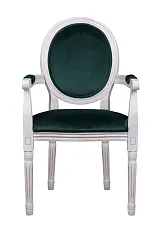 заказать Мягкий стул с подлокотниками Volker Arm Green