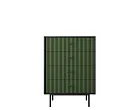 Комод вертикальный с четырьмя ящиками "Эмерсон (Emerson)" арт EM18/green/L №0