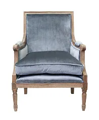 купить стильное Классическое кресло Coolman Grey Velvet