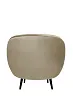 Мягкое кресло Small Benee Taupe на черных ножках №3