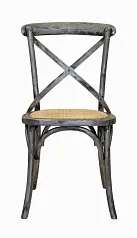 Стул Cross Back Silver в интерьере