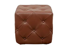 Дизайнерский пуф Amrit Light Brown Leather в Москве