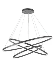 Люстра Orblaze 3 rings 1000 black в интерьере