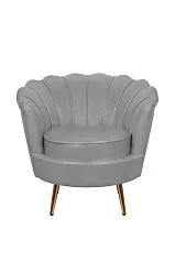 заказать Низкое кресло ракушка Pearl Grey V2 в интернет-магазине
