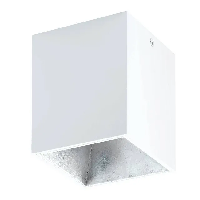 94499 Светодиодный потолочный светильник POLASSO, 1х3,3W (LED), 100X100, белый, серебряный в Москве 94499 Светодиодный потолочный светильник POLASSO, 1х3,3W (LED), 100X100, белый, серебряный