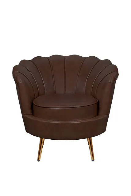 Низкое кресло ракушка Pearl Brown V2 в Москве Низкое кресло ракушка Pearl Brown V2