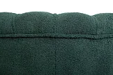 Низкое кресло ракушка Pearl зеленый Boucle №4