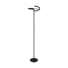 фото 901972 Светодиодный торшер CASTELPOTO, 2X8,8W(LED), 3000K, 2000lm, сталь, черный, белый в интерьере