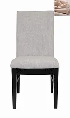 фото Дизайнерский обеденный стул Deng Beige в интерьере