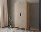 Шкаф малый двухстворчатый "Лайн (Line)" R24/beige №2