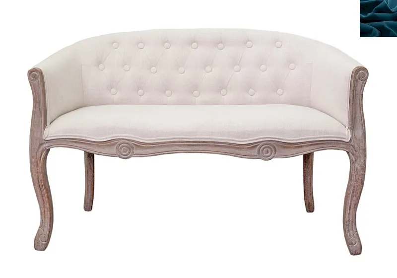 Двухместный диван Kandy Double Beige цвет синий в Москве Двухместный диван Kandy Double Beige цвет синий в Москве