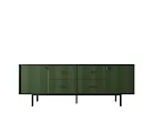 Комод две дверки и четыре ящика "Эмерсон (Emerson)" арт EM19/green/L №0